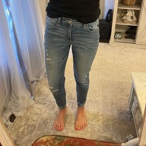 Straight leg jeans